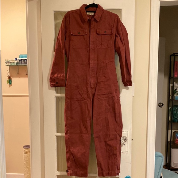 Madewell Red Jumpsuit - Picture 2 of 7